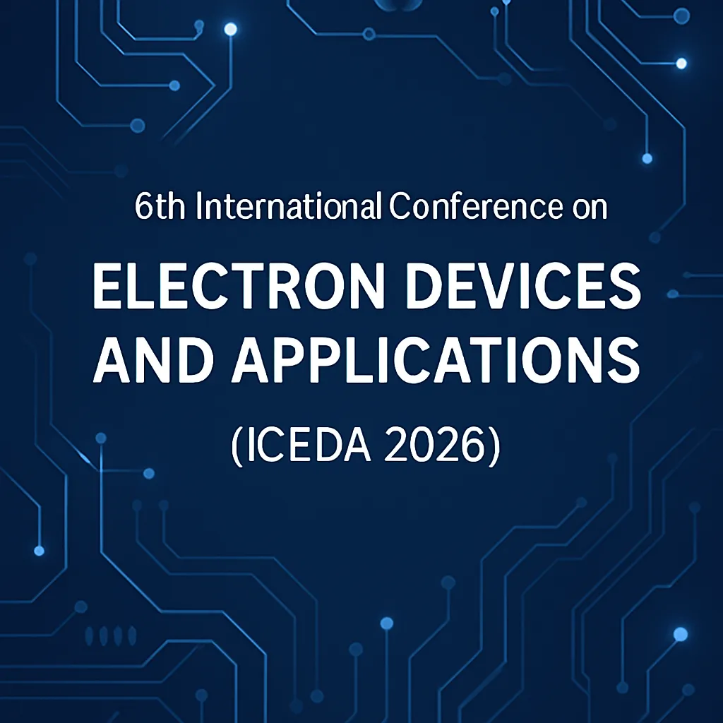 6th International Conference on Electron Devices and | RB Conferences ...